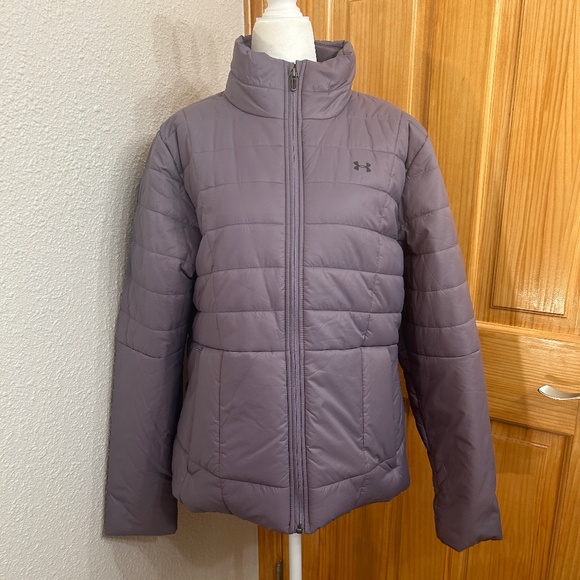 Under Armour Puffer Jacket Periwinkle Purple- New - Picture 1 of 8